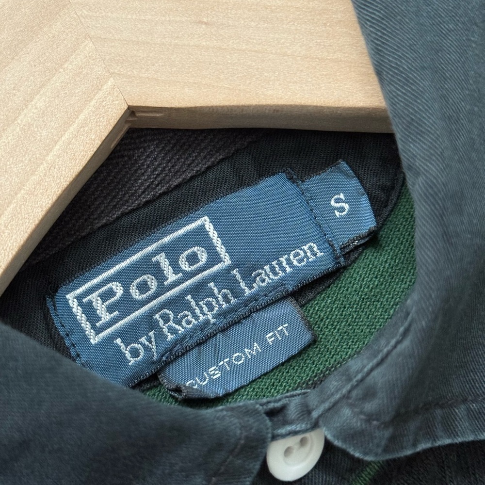 Polo by Ralph Lauren Green & Black Striped Rugby Polo - Picture 6 of 9